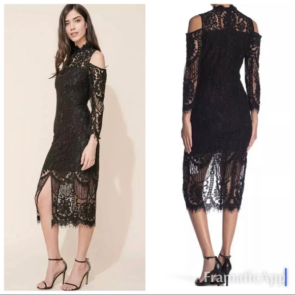 * Anthropologie yumi Kim lace midi dress sultry LF